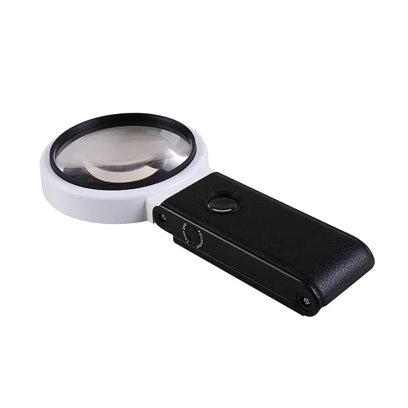 Handheld schaalvergrootglazen met led-verlichting Soldeerklem Helpende hand Soldeerloep Telefoonschermvergrootglas Helpende handen