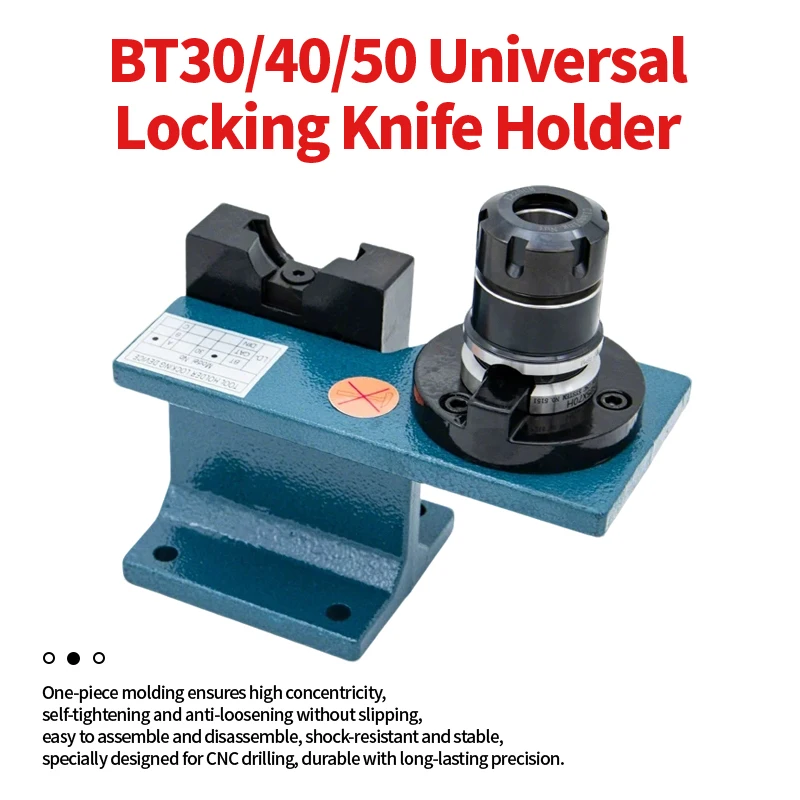 BT30 BT40 BT50 NT30 Vertical Horizontal Lock Toolholder Aluminum Integrated Tightening Locking Tool CNC Parts Lathe Tool Holder - view 2