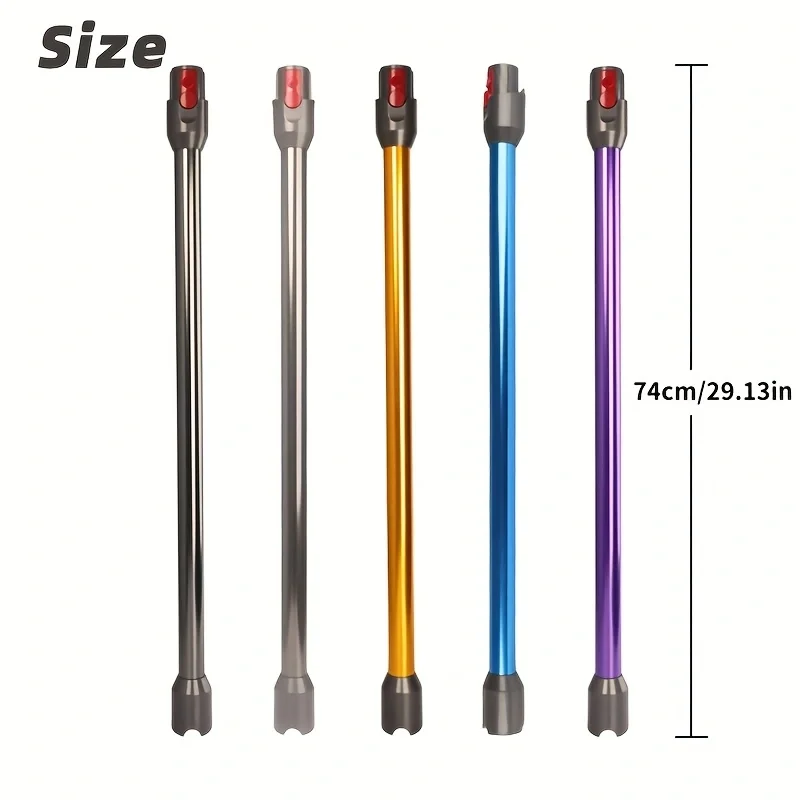 Сменная удлинительная палочка для пылесоса Dyson V12 Slim, быстросъемная трубка для Dyson V10 Digital Slim, 29,13 дюйма