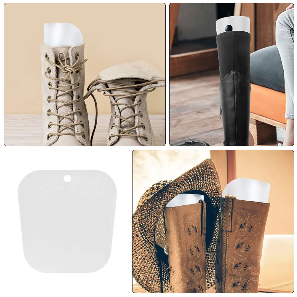 

4Pcs Boot Shapers for Women Men Tall Boots Insert Keep Shape Straight Board Design Over-The-Knee Boot Storage Solutions