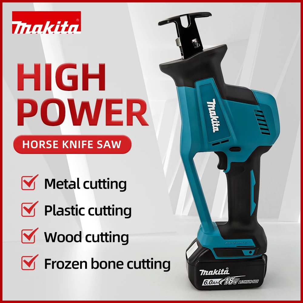 

Makita Cordless Brushless Electric Reciprocating Saw 18V Wood metal Cutting High Power Handheld Multi-function Portable Saw