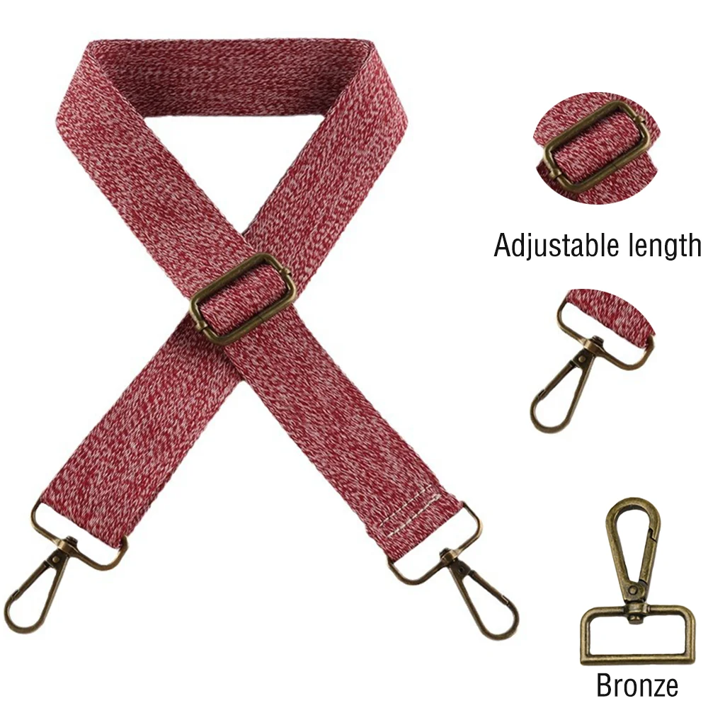 

3.8CM Nylon Shoulder Strap Diy Exquisite Embroidery Universal Fashionable Durable Precision Woven Diagonal Shoulder Strap