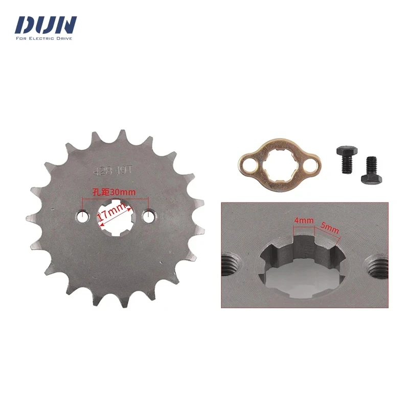 10T 11T 12T 13T 14T 15T 16T 17T 18T 19T 428 Sprocket Adapter For QS138 V3 3KW 4000W Mid Drive QS Motor