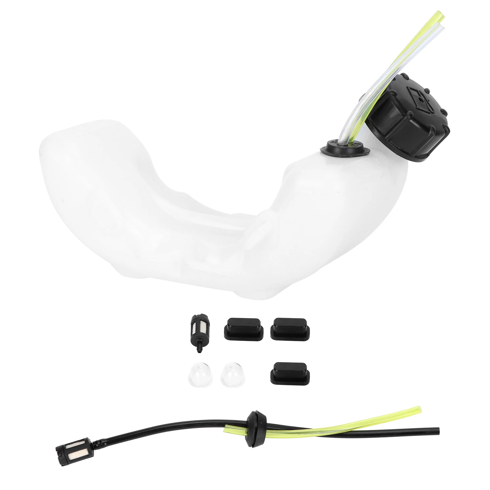 

Fuel Tank for GX25, Fuel Tank Filter Primer Bulb Kit Lawn Mower Engine Parts Replacement Fit for GX25 GX25N