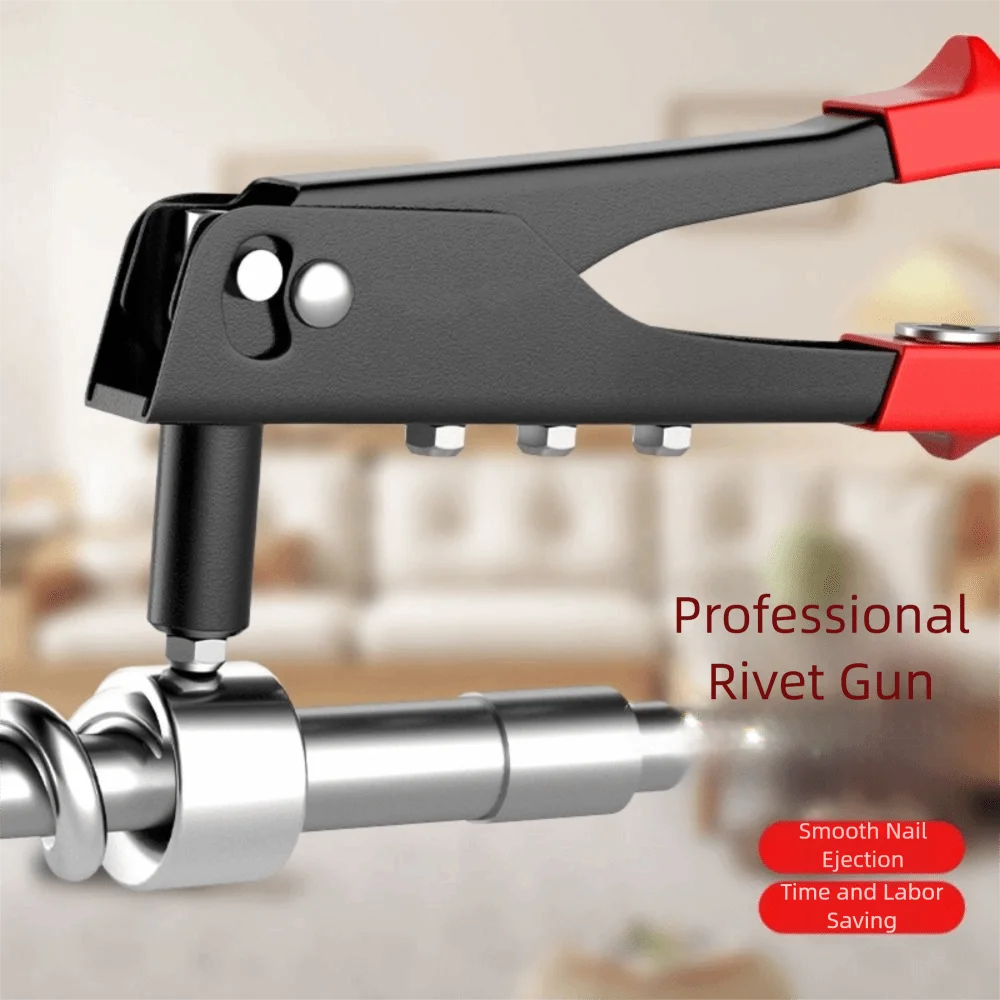 

Heavy Duty Riveter Set Manual Double Handle Core Pulling Blind Rivets Steel Construction Cap Pulling Rivet Tool Home Improvement