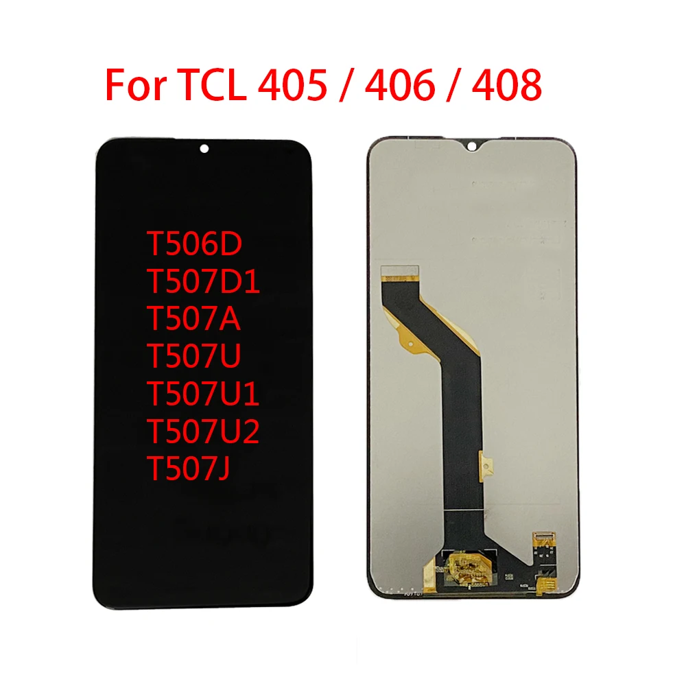 Original LCD Display Screen For TCL 405 406 408 40R 40 SE LCD Touch Screen LCD Display Digitizer Assembly Replacement