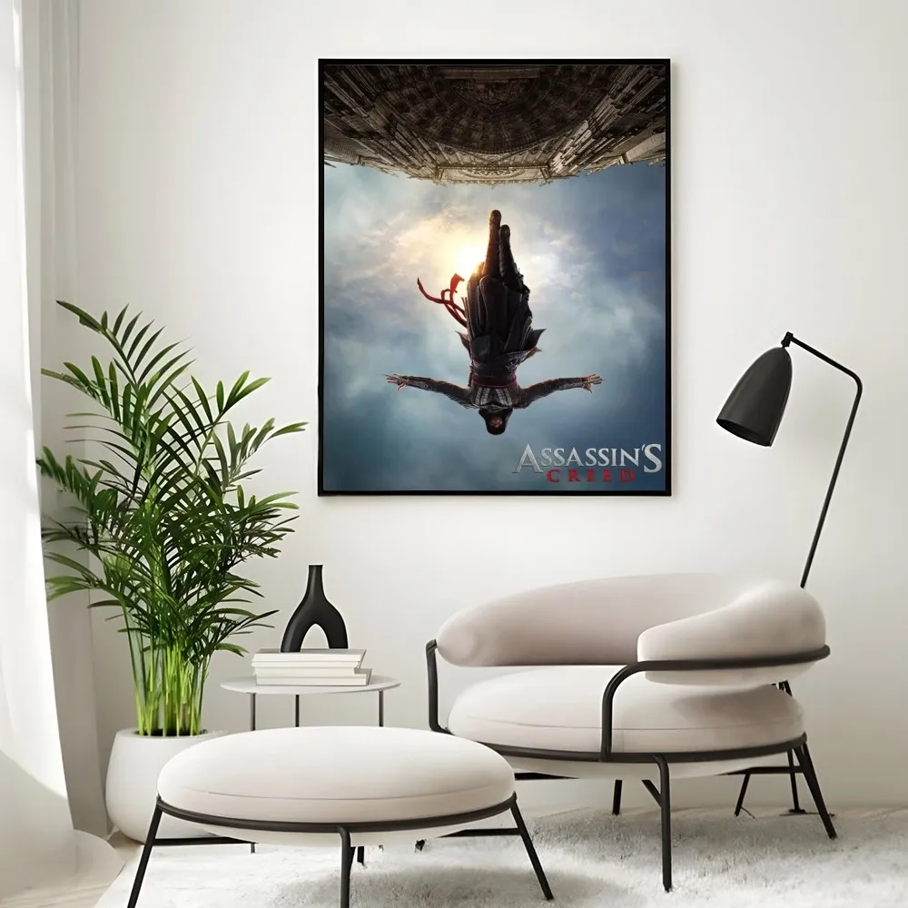 لعبة A-القتلة العقيدة ملصق جدار الطباعة مقاوم للماء غرفة الاستحمام ديكور غرفة نوم المنزل هدية #3