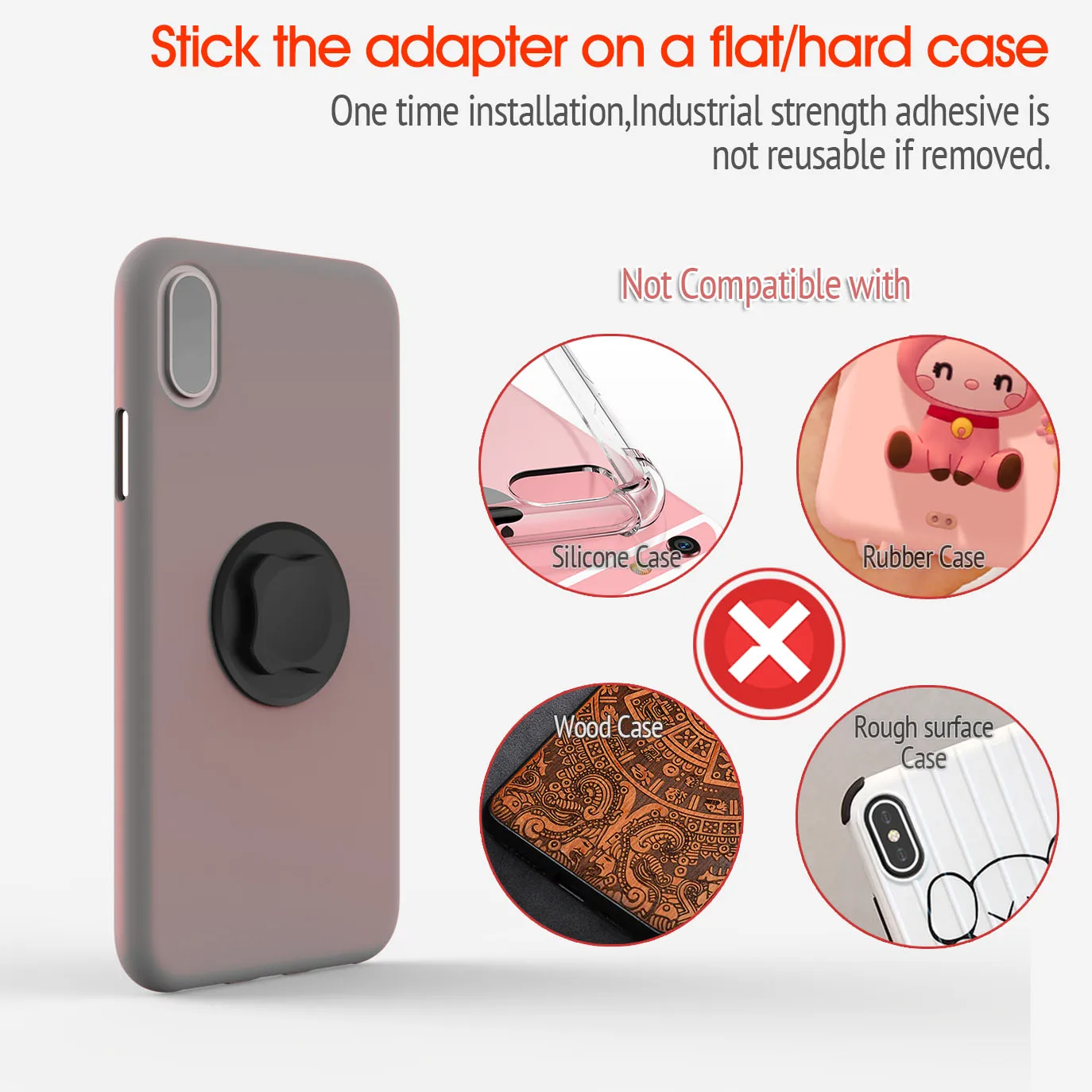 Motorcycle Electric Scooter Bike Phone Stand Stickers Adapter Car Support for sincetop series C Gen1/Gen2 Mounts