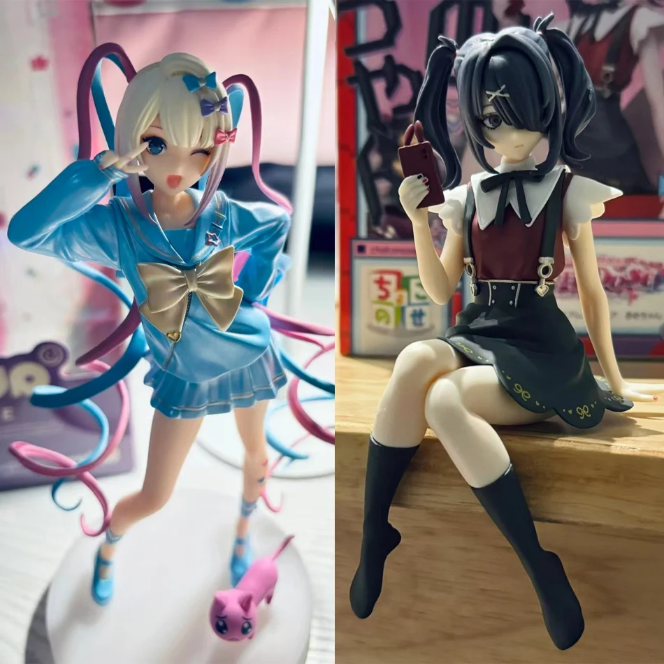 HEISS! Aixlan NEEDY GIRL OVERDOSE Figur Regen KAnge PVC Action Figure Amin Erwachsene Anime Mädchen Statue Sammeln Figur Spielzeug Geschenk