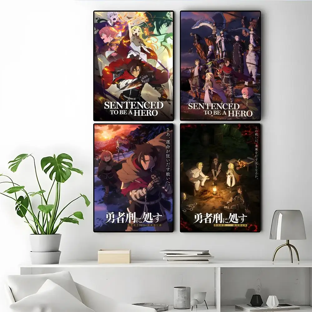 Sentenced to Be a Hero Poster Modern Elegant Wall Stickers, Home Decor Poster, Wall Art for Living Room & Dorm