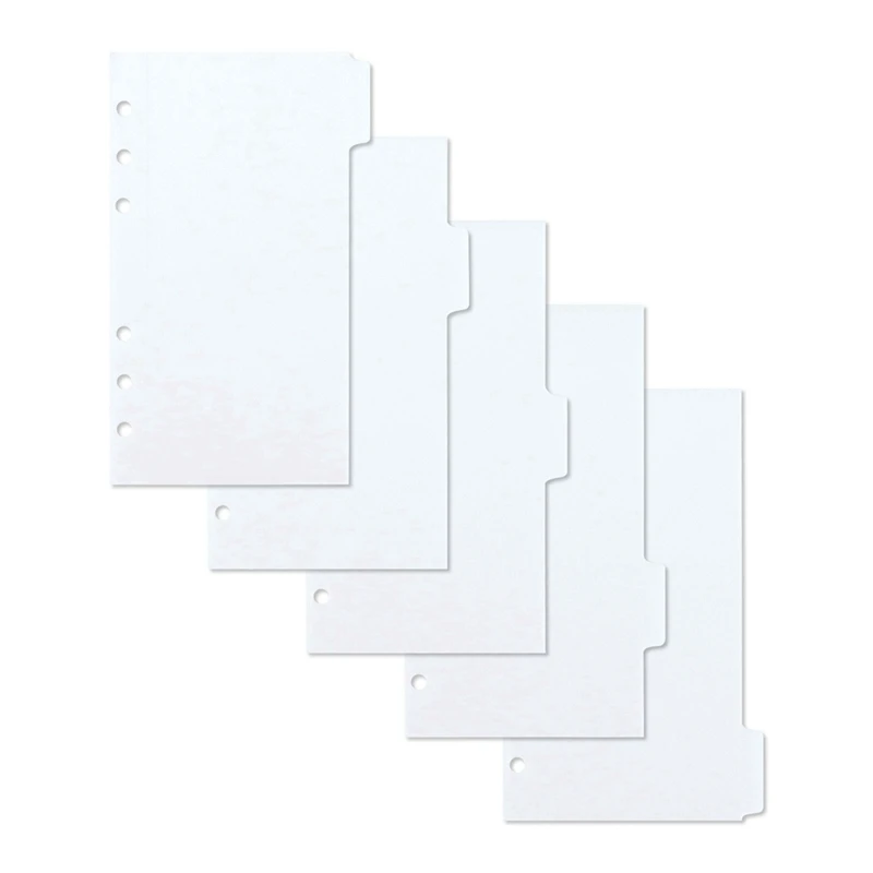 A6 바인더 포켓 6 홀, 6 링 예산용 현금 봉투, 내구성 높은 품질, 20 개