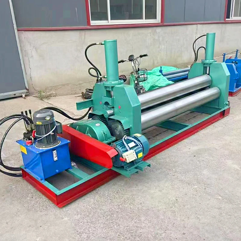 Automatic Factory Direct Hydraulic 3 Roller Plate Rolling Machine for Sheet Metal Bending Heavy  Steel Plate Roller