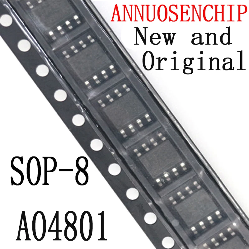 10PCS New And Original SOP-8 4801 SOP8 AO4801A SOP AO4801