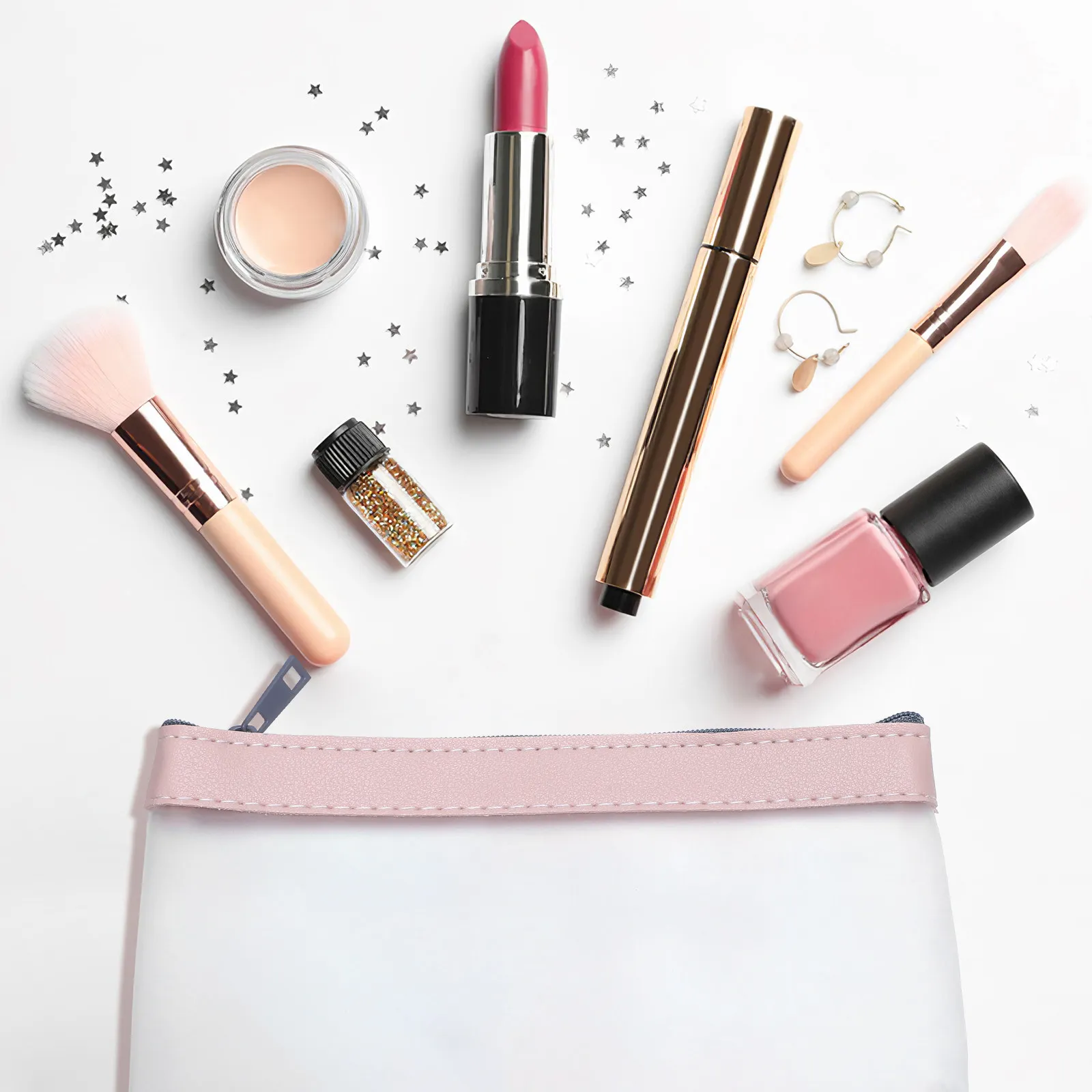 

4Pcs Semi Transparent Pencil Pouches Versatile Pen Holder Bags Makeup Cash Money Bags Organizer Pencil Holder Pouch