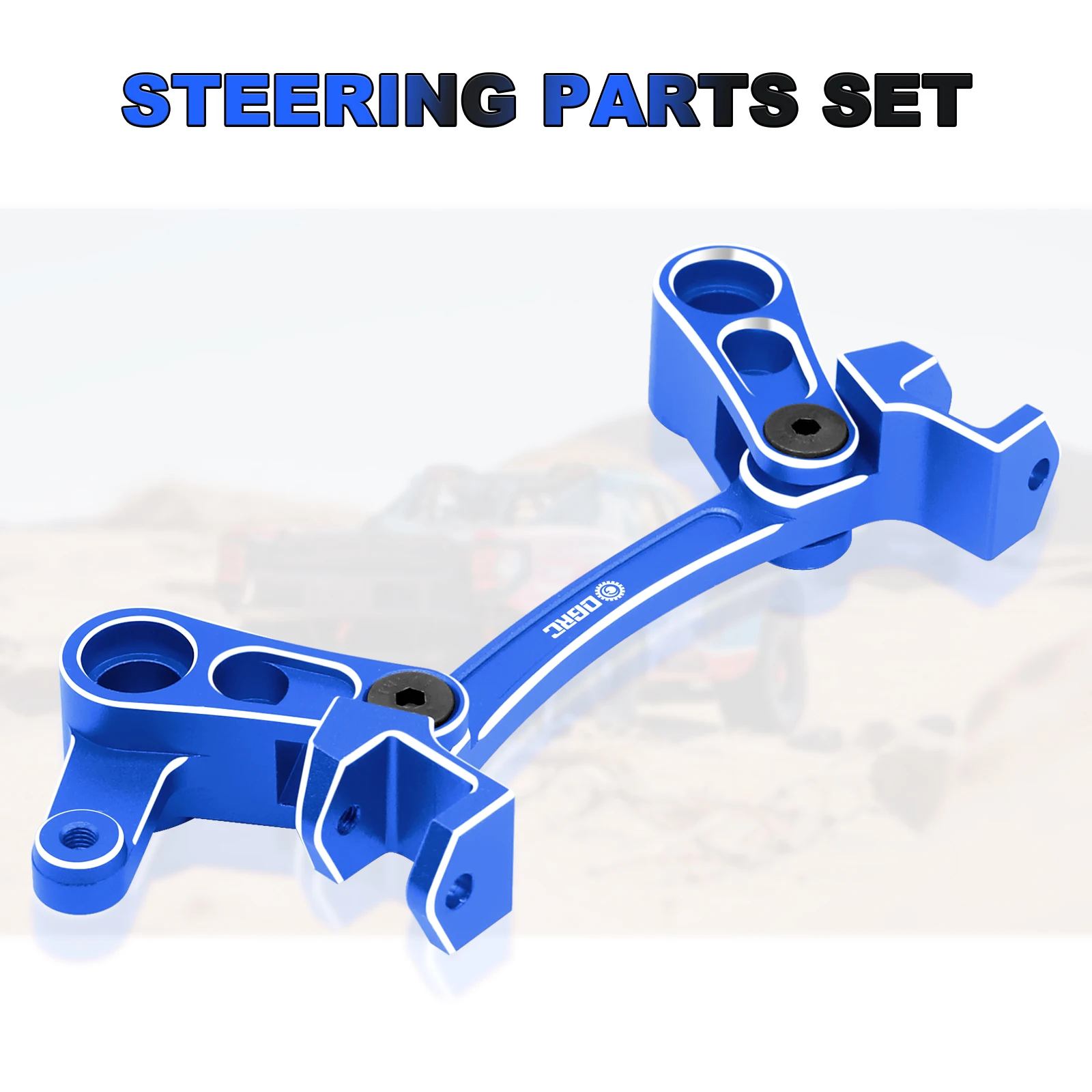 OGRC Aluminum Alloy Steering Bellcrank and Steering Link Steering Parts Set for ARRMA 1/8 Mojave 4X4 4S BLX #ARA340200