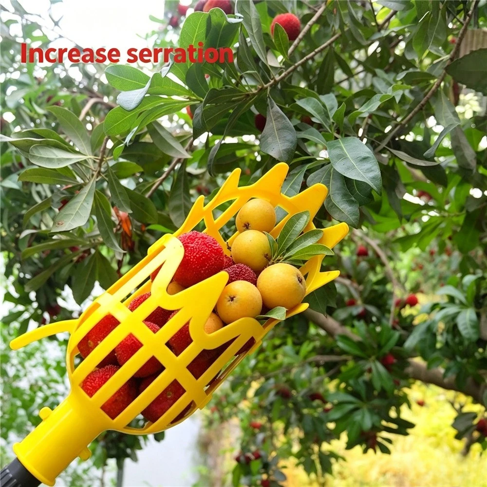 Fruit Picker Tool Multifunctional High Altitude Fruit Catcher Garden Harvest Picking Tool For Outdoor Orchard Yard