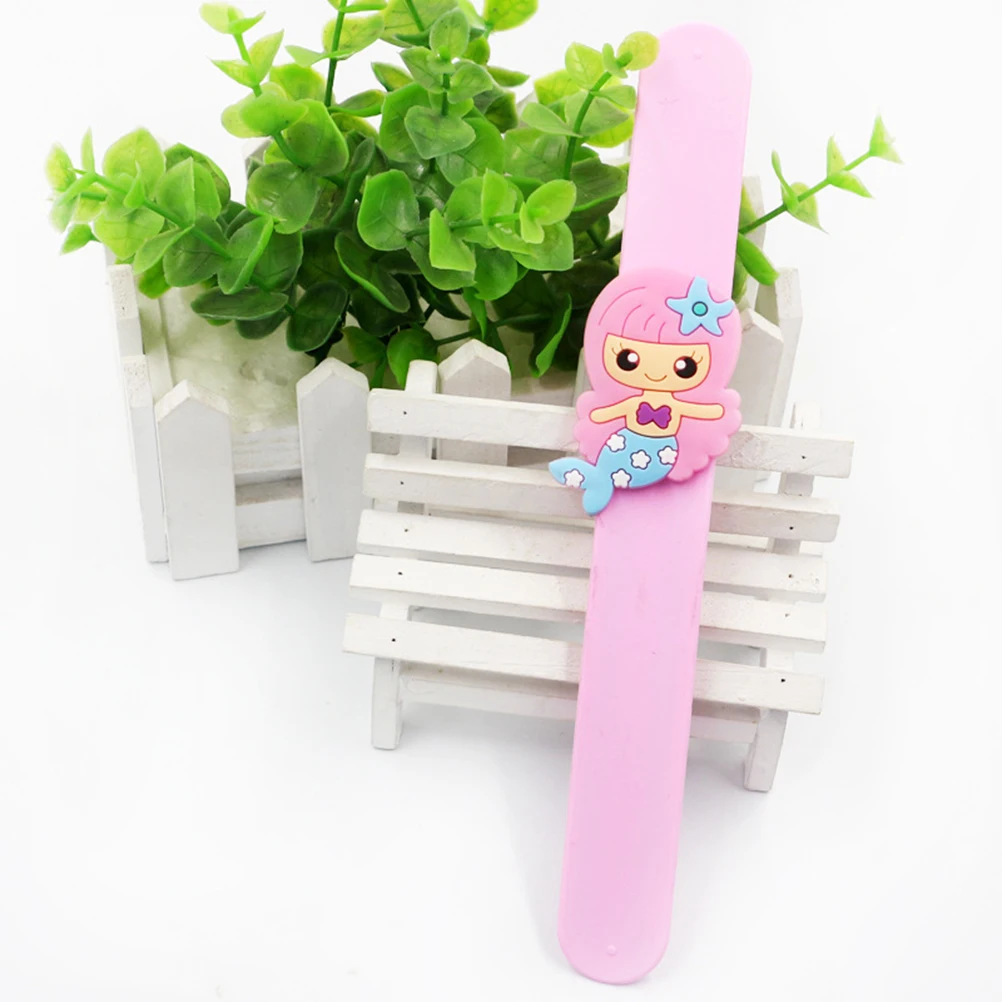 

6 Pcs Mermaid Gift Set Rings Hair Barrettes Bookmark Bracelet Party Decoration Clip