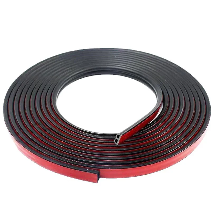 Car Door Seal Strip B Shape Weatherstrip Rubber Window Seal Strip Anti-Dust Noise Soundproof Leak-proof Interior Accessories