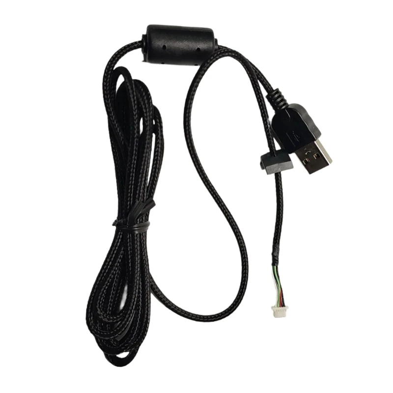 U55C Soft Nylons Braideds Mouse Line Replacement for G502X Wireds Game Mouse Cable