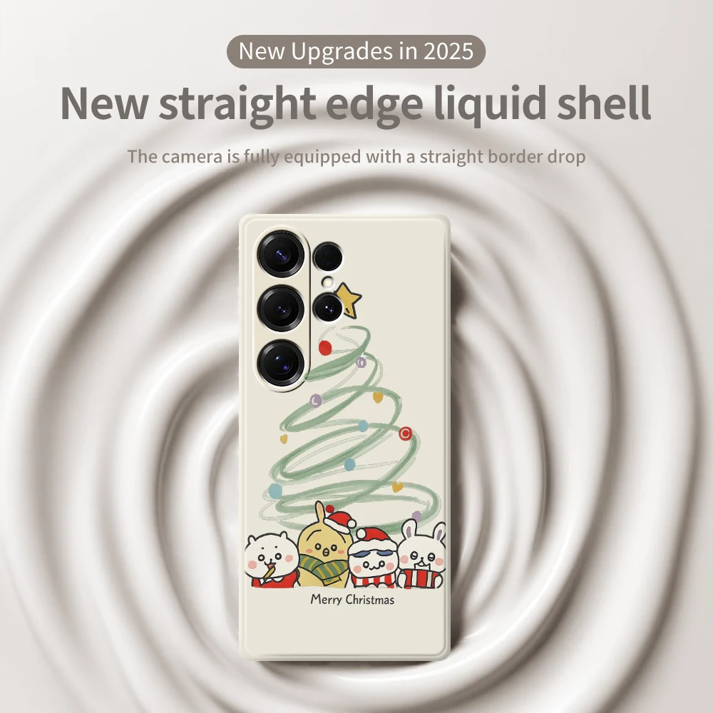 Custodia per telefono per animali domestici di Natale carino per Samsung Galaxy S21 S22 S23 S24 S25 Ultra Plus 5G S20 FE S10 Plus S21 FE S23FE S24FE Custodie Capa