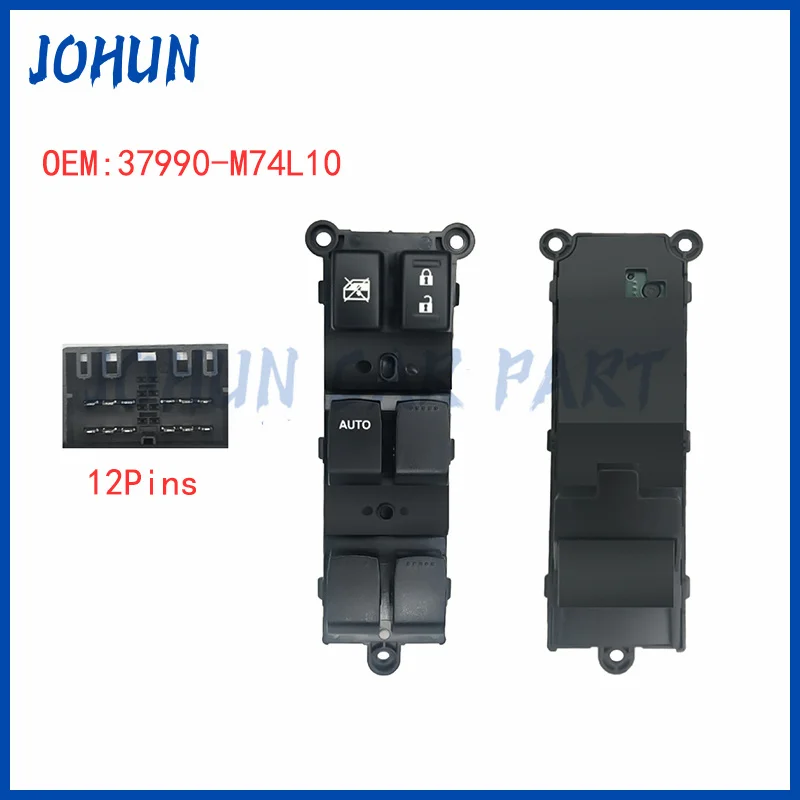 

FOR Suzuki Ertiga Electric Window Control Assembly Glass Lifter Switch 37990-M74L10 37990 M74L10 37990M74L10 Car Accessories