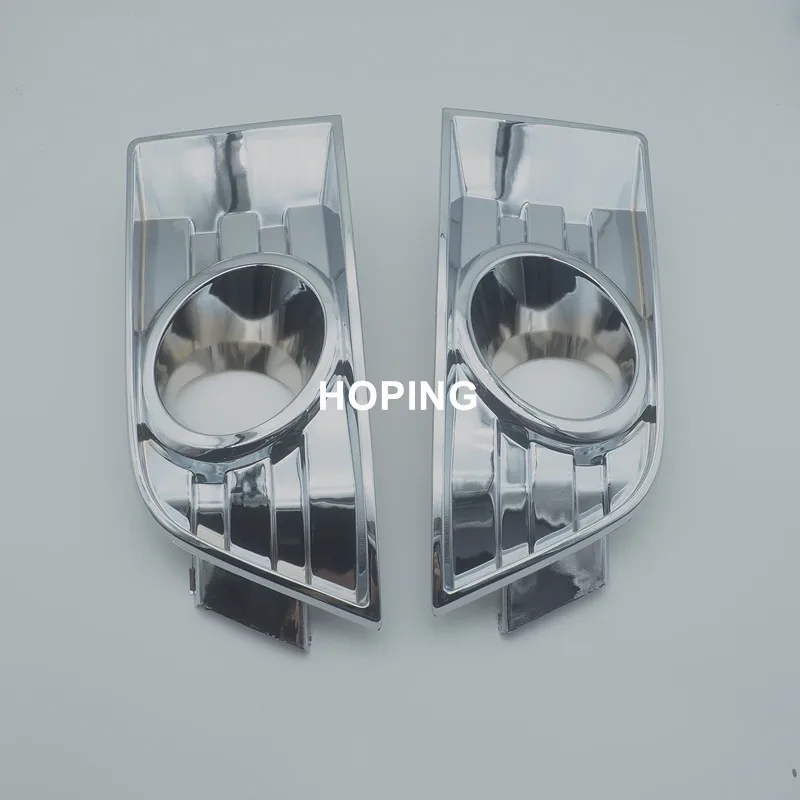 Hoping 2pcs For Ford Edge 2007 2008 2009 2010 Fog Lamp Chrome Bezel  Front Fog  Light Cover 7T4Z17E810B 7T4Z17E811B