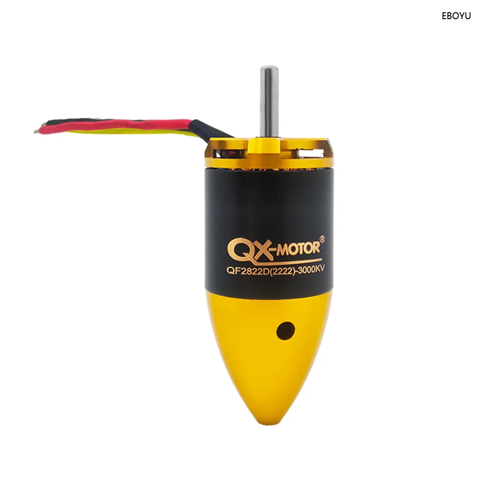 EBOYU QX-Motor QF2822-3000KV Brushless Motor for 70mm Fan 6-Blade EDF Duct RC Jet Airplane-70mm