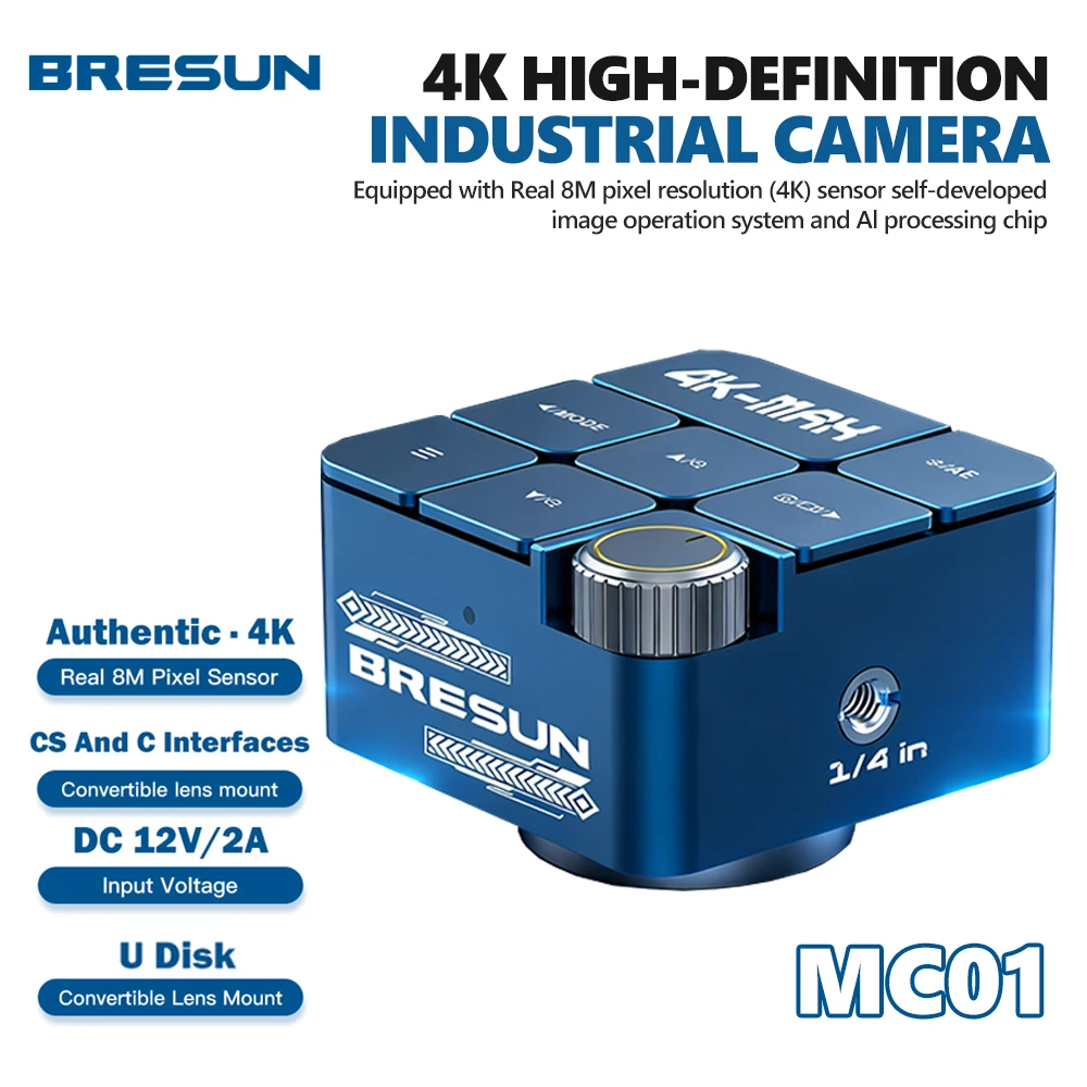 Usb Microscope Digital - 브레선 MC01 4K-MAX 고화질 산업용 카메라