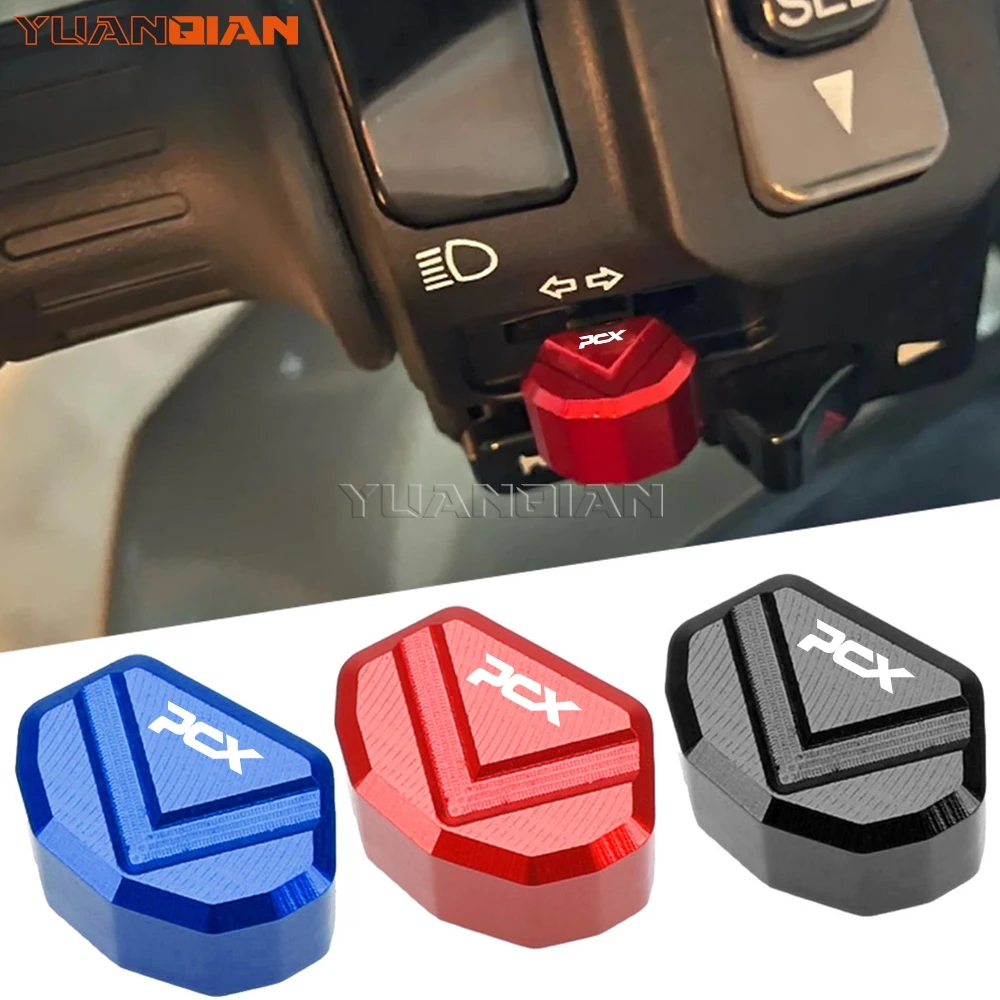 For HONDA PCX 160 150 125 PCX160 PCX150 PCX125 ALL YEARS 2024 2023 2022 2021 Mototcycle Switch Button Turn Signal Switch Key cap