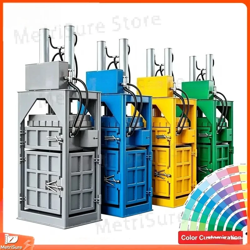 Heavy Duty Hydraulic Carton Compactor Baler for Waste Paper Cardboard Recycling Industrial Baling Space Saving Strong