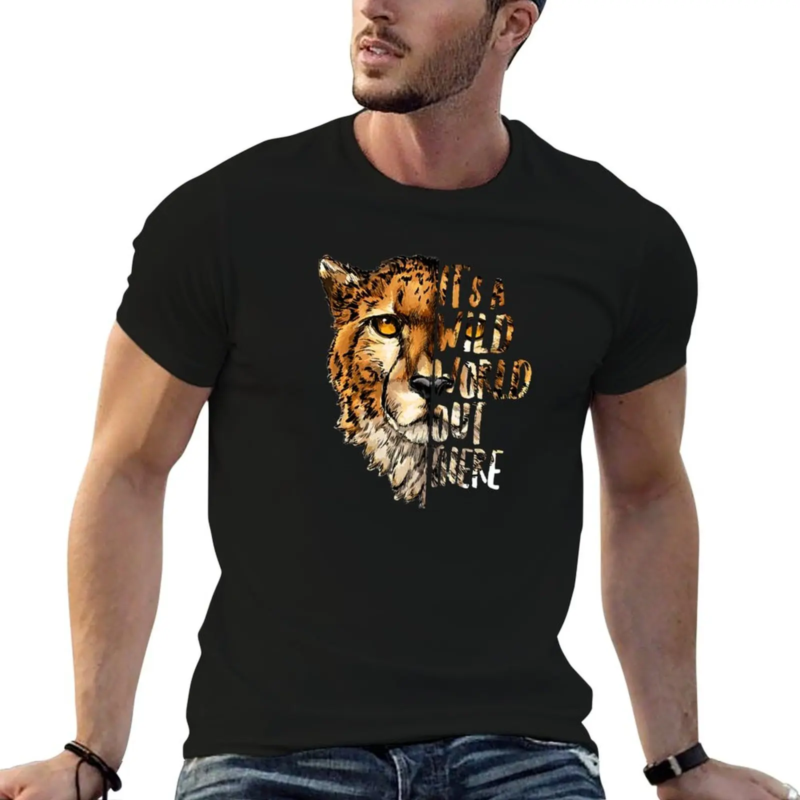 

Gepard Wild World out there Wildlife Saving Rehabilitator T-Shirt anime figures vintage anime shirt baggy shirts mens t shirt