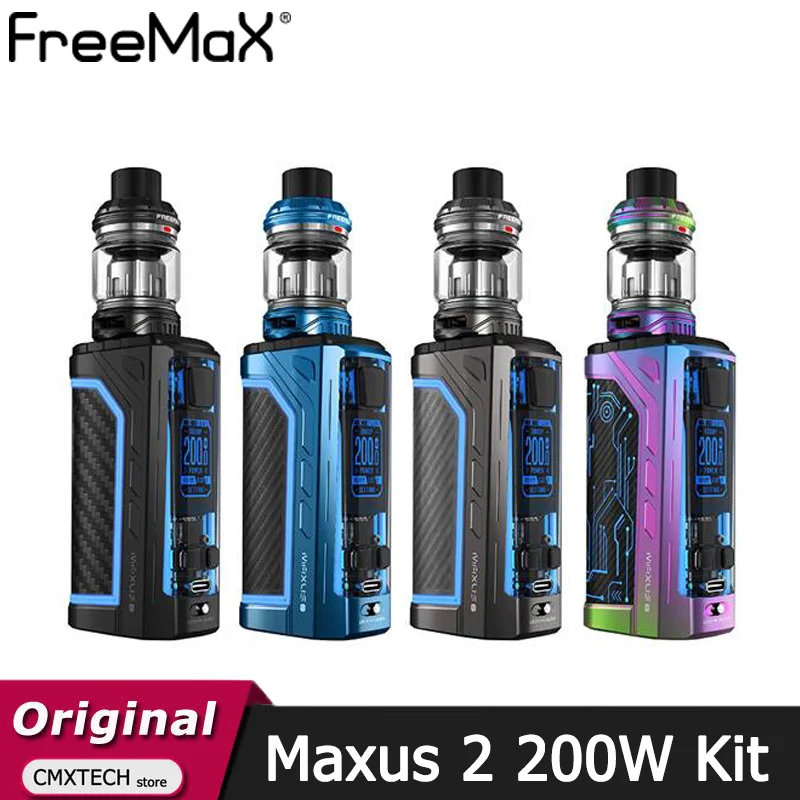 Freemax Maxus 2 200W – Najlepszy zestaw vape dla entuzjastów mocnych smaków i długiej pracy