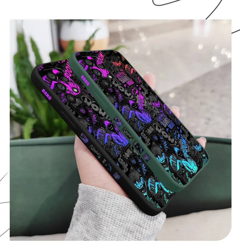 Blackface Clown Hülle für Samsung Galaxy A73 A53 A33 A23 A13 A72 A52 A52S A32 A22 A12 A71 A51 A31 A21S 4G 5G Cover – Detail 5