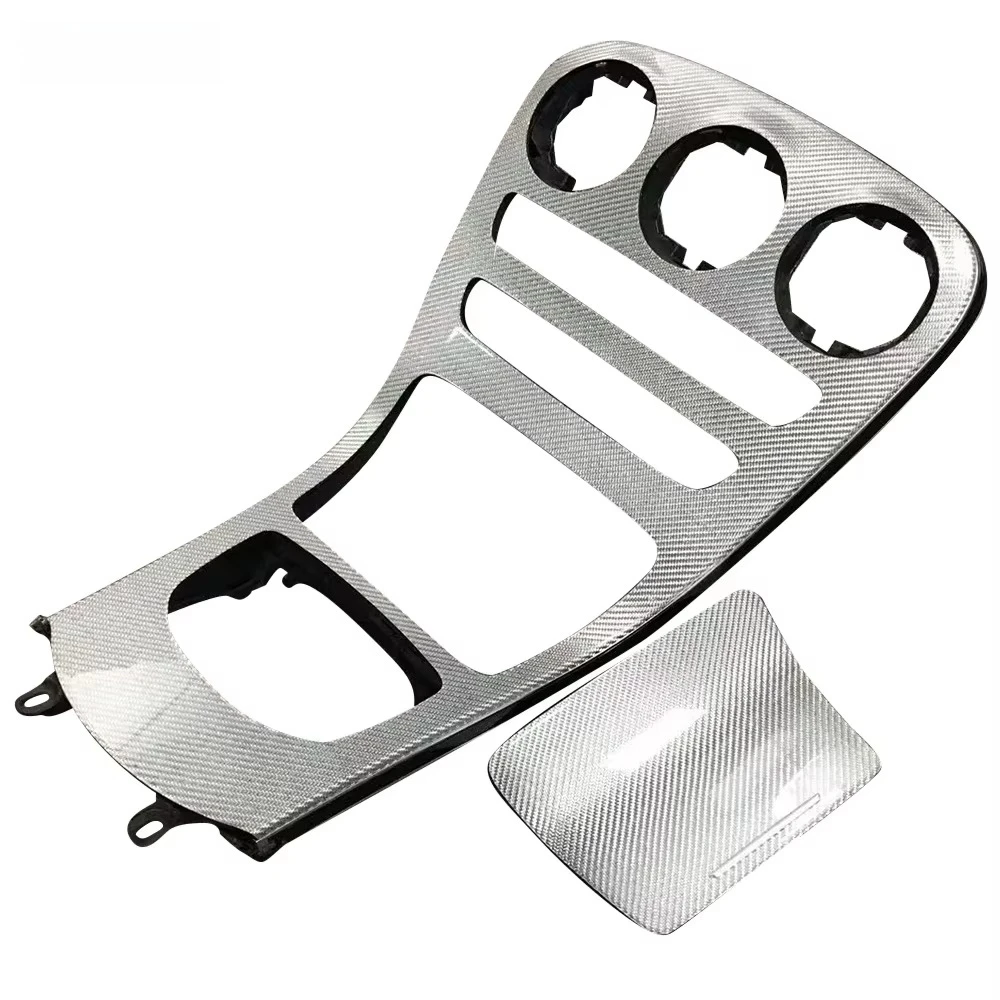 Automotive Interior Silver Carbon Fiber Personalized Customization for C43 C300 C250 W205 for AMG Center Control Panel Interior
