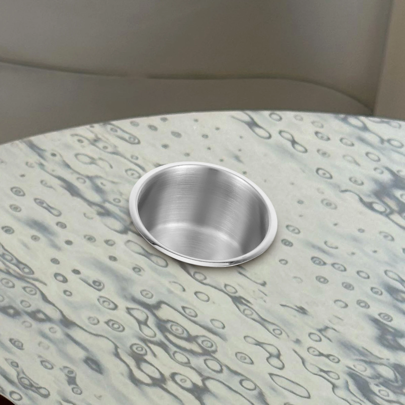 

2Pcs Cup Holder Stainless Steel Recessed Durable Insert Drinks Holder for Rv Boat Cup Holders Recessed Can Holders