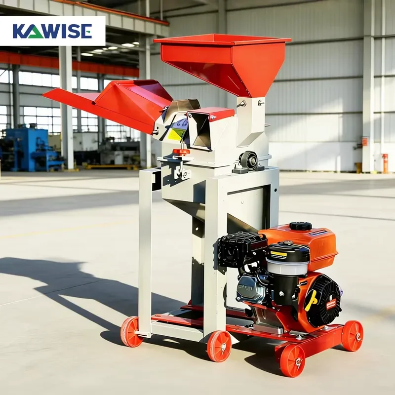 Pulping Crusher Machine for Wet Grass Dry Fodder Corn and Grain Processing on Farms view 4