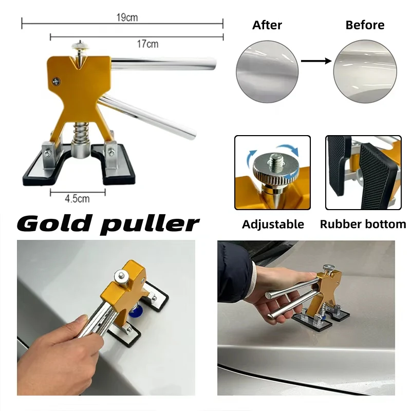 

Car Body Sheet Metal Paintless Dent repair tool Plastic Puller Kit Auto Hail Pit Removal Repair Tools Multiple Sizes Suction Cup