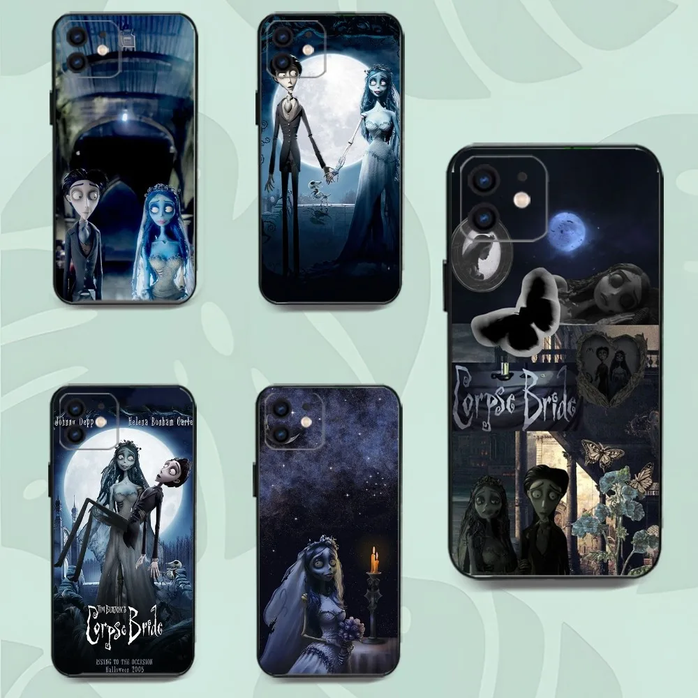 Corpse bride C-Cartoon M-Movie Phone Case For Iphone 15 11 13 14 Pro Max 7 8 Plus X Xr Xs Max Se2020 12mini Cover Case