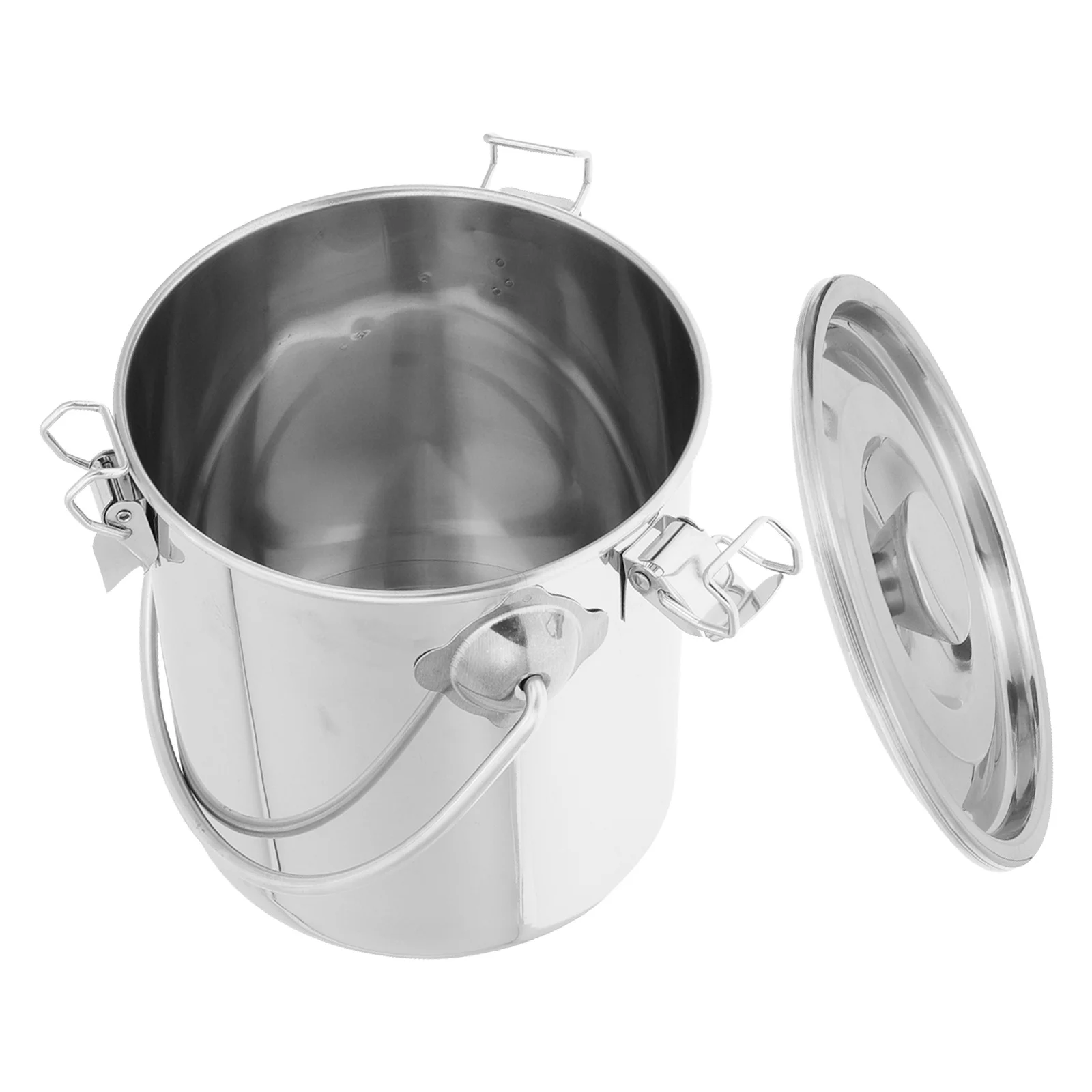 Эффективное герметичное ведро для хранения из нержавеющей стали с основанием без наконечника для организации кухни, принадлежности для приключений на открытом воздухе