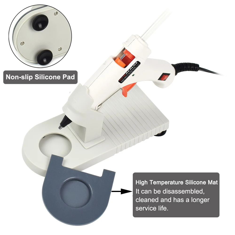 Imagem -06 - Newacalox-hot Melt Kit Mini Glue Gun 20w mm Bastões de Cola Home Faça Você Mesmo Craft Tool 20 Pcs