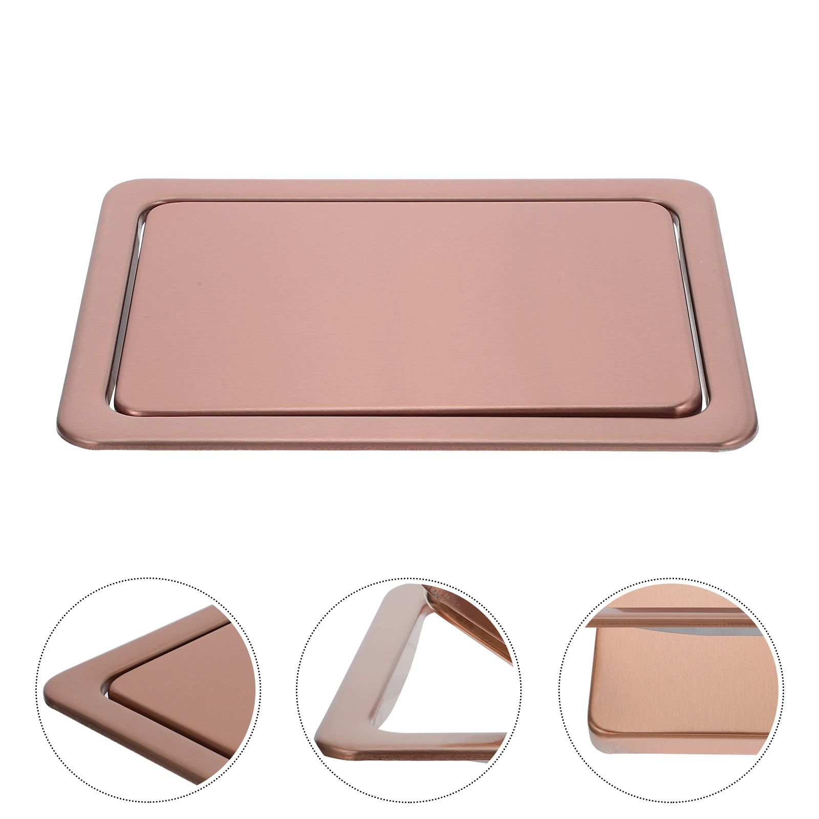 

Embedded Trash Can Lid Garbage Bin Cover Countertop Concealed Waste Hidden Flush Mounted Drop