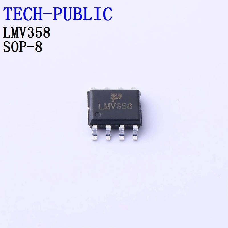 10PCS LMV358 LMV358DR2G-P LMV358IDR-P LMV358IDT-P LMV358MMX-P TECH PUBLIC Operational Amplifier