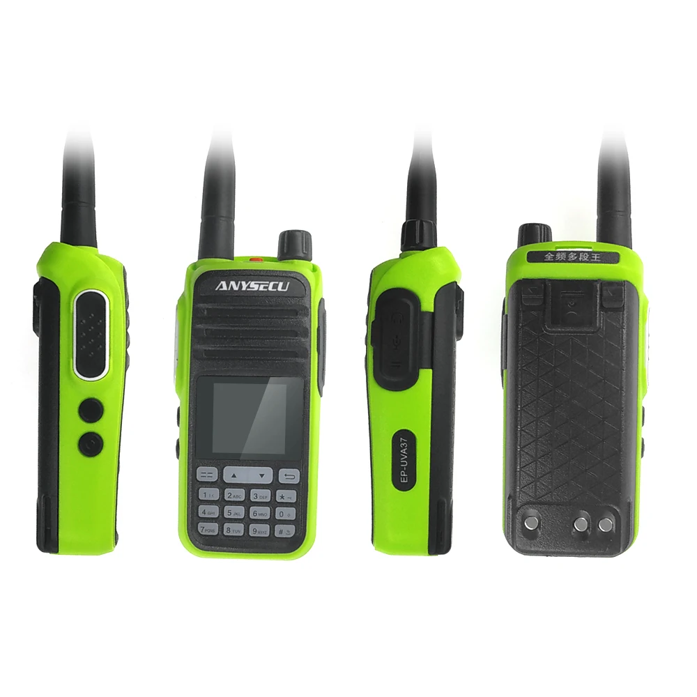 ANYSECU UV-A37 Air Band 108-520MHz Full Band Walkie Talkie Wireless Copy Frequency 256CH Amateur Scanner Marine Ham 2-Way Radio