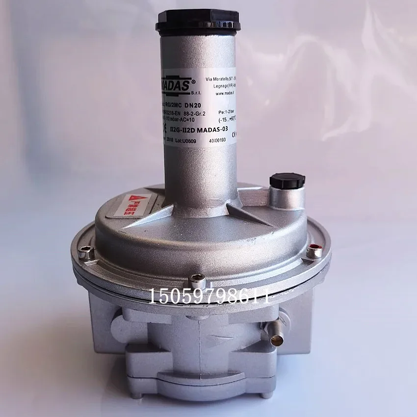 2025.5 Italy MADAS Gas Pressure Regulating Valve RG/2MC RG/2MCS Combustion Engine Pressure Reducing And Stabilizing Valve 2BAR 5