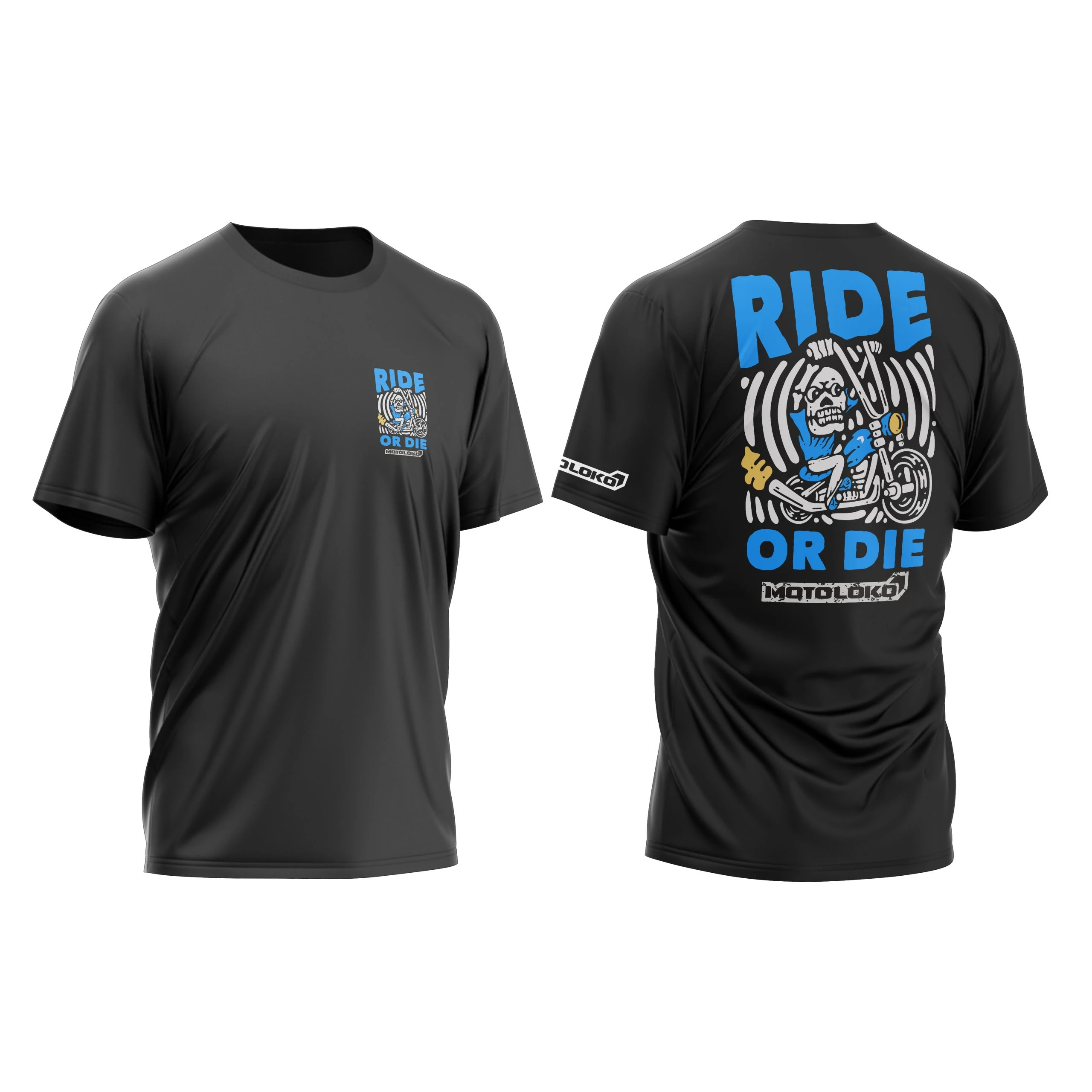Streetwear Brand Paris - Camiseta de Algodão Estampada 2026 Ride