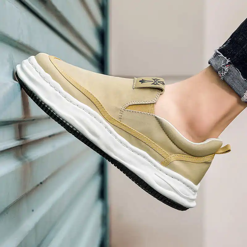 

Thick Heel Round Toe Gray Man Boots Mules Brand Flat Shoes Men's Sneakers 47 Size Sport In Offers Loafer'lar Super Brand