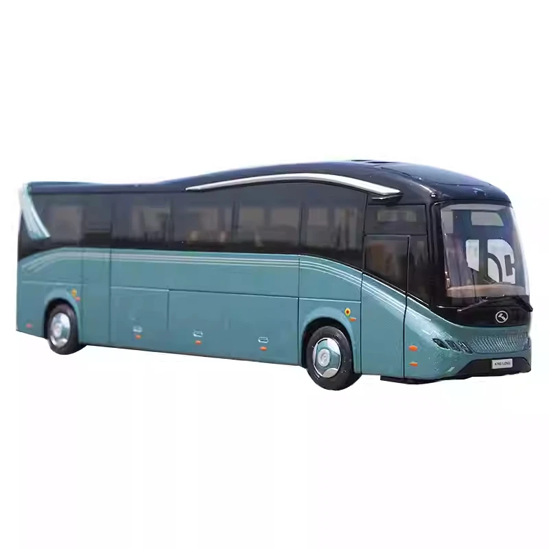 

Original 1:38 Kinglong MC Luxury Coach Bus Model-Alloy King Long Bus Diecast Model with Openable Doors, Steering Wheels & Lights