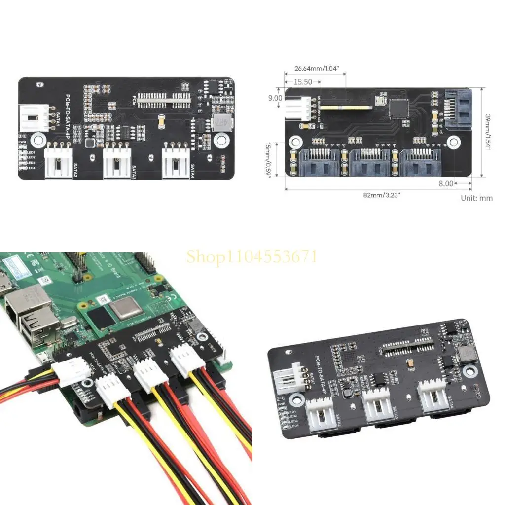 

Бестселлер CM4 4CH SATA3.0 КАРТА расширения интерфейса 6GPBS.