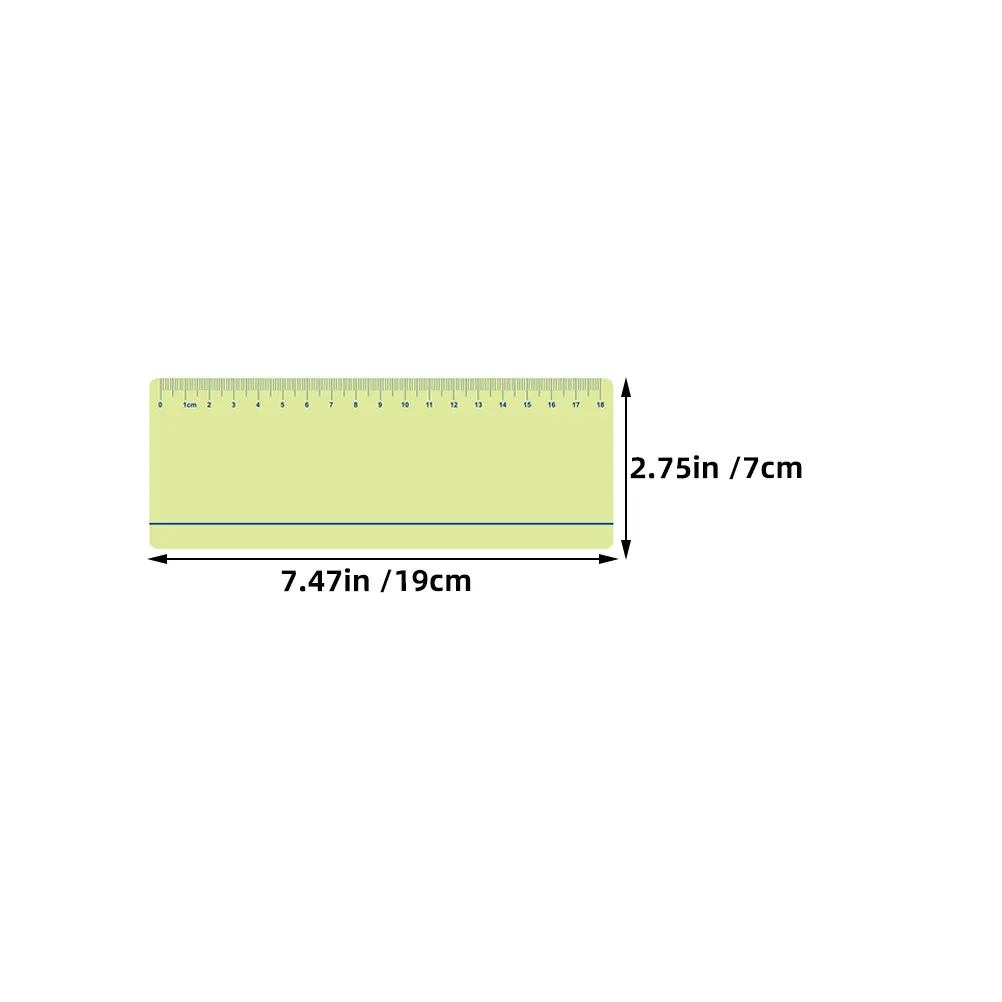 8Pcs Reading Tracking Strips Ruler Bookmark Dyslexia Tools for Adults Shatterproof Pet Guided Reading Aid with Ruler
