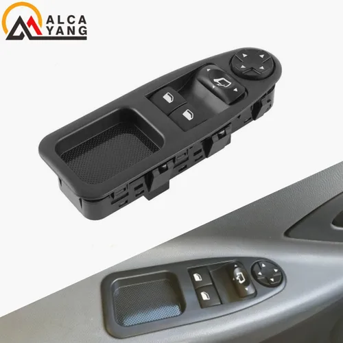 Imagen 2 del producto 6554.ZJ para Fiat Scudo Citroen Jumpy Citroen despacho Peugeot Expert Master 2007 - 2016 botón de Control del interruptor de la ventana eléctrica
